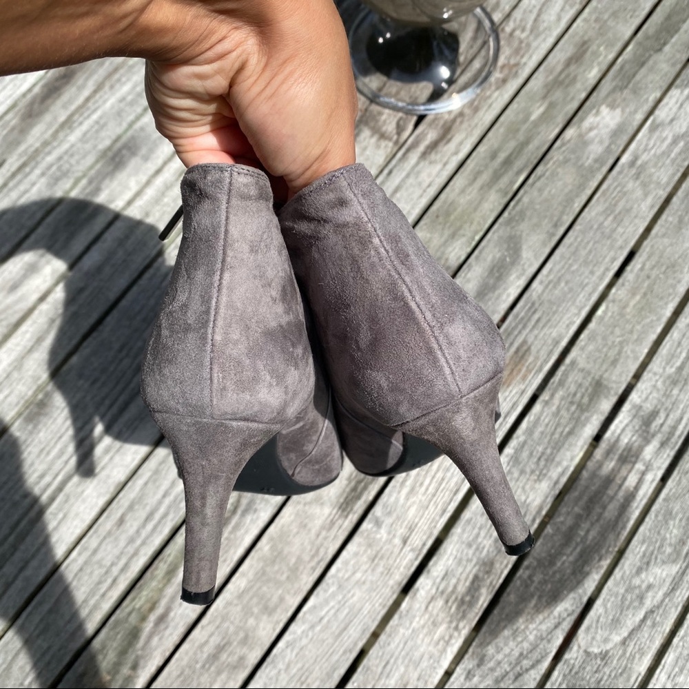 π CTWLK GREY SUEDE LEATHER BOOTIES! - Picture 5 of 11